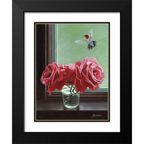 Window Shopping Black Modern Wood Framed Art Print with Double Matting by Szatkowski, Fred