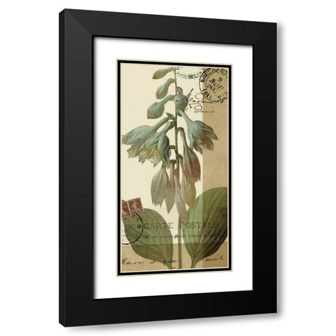 French Blue II Black Modern Wood Framed Art Print with Double Matting by Green-Aldridge, W.