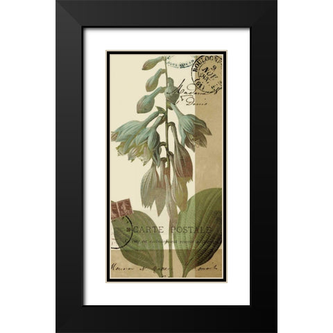 French Blue II Black Modern Wood Framed Art Print with Double Matting by Green-Aldridge, W.