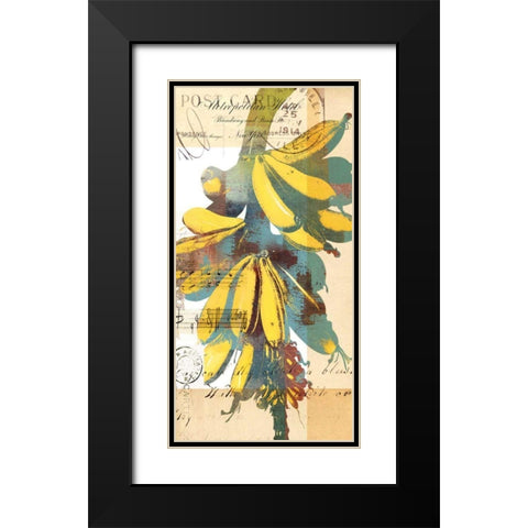 Cortez Gold I Black Modern Wood Framed Art Print with Double Matting by Green-Aldridge, W.
