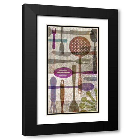 On the Table I Black Modern Wood Framed Art Print with Double Matting by Burghardt, James