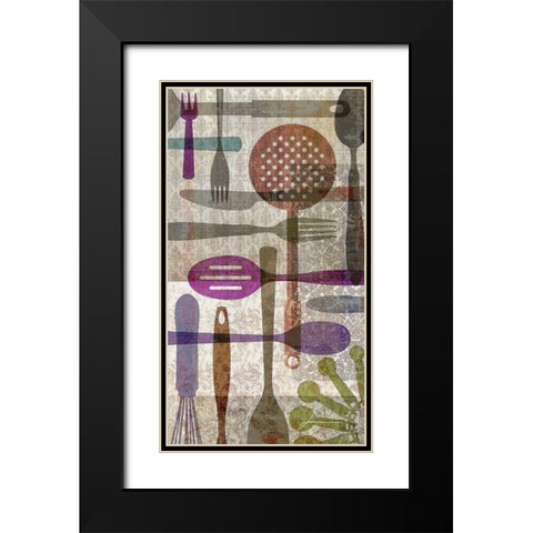 On the Table I Black Modern Wood Framed Art Print with Double Matting by Burghardt, James