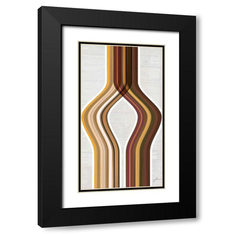 Modern Dance VI Black Modern Wood Framed Art Print with Double Matting by Burghardt, James