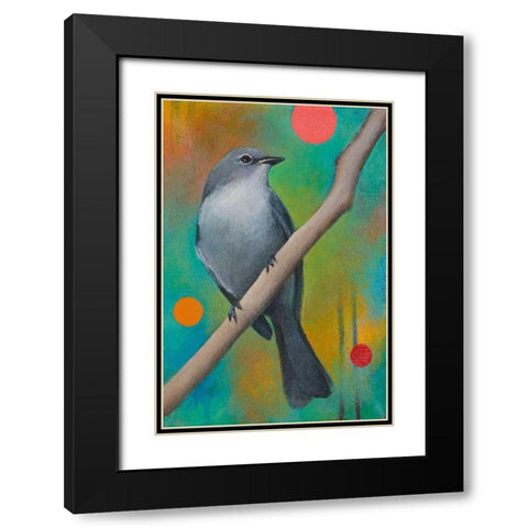 Mysteries of the Universe XIV Black Modern Wood Framed Art Print with Double Matting by Evans, Bridget G.