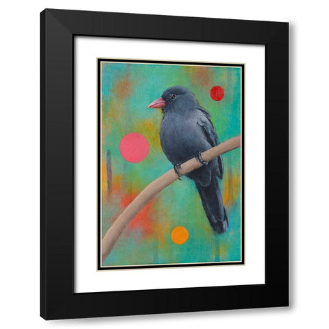 Mysteries of the Universe XV Black Modern Wood Framed Art Print with Double Matting by Evans, Bridget G.