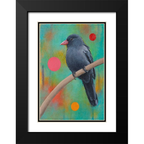 Mysteries of the Universe XV Black Modern Wood Framed Art Print with Double Matting by Evans, Bridget G.