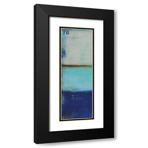 Ocean 78 I Black Modern Wood Framed Art Print with Double Matting by Ashley, Erin