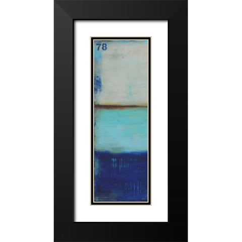 Ocean 78 I Black Modern Wood Framed Art Print with Double Matting by Ashley, Erin