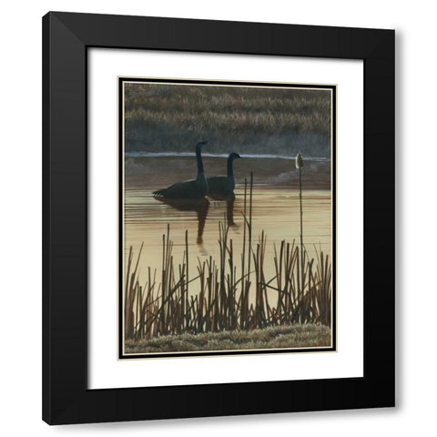 First Light I Black Modern Wood Framed Art Print with Double Matting by Szatkowski, Fred