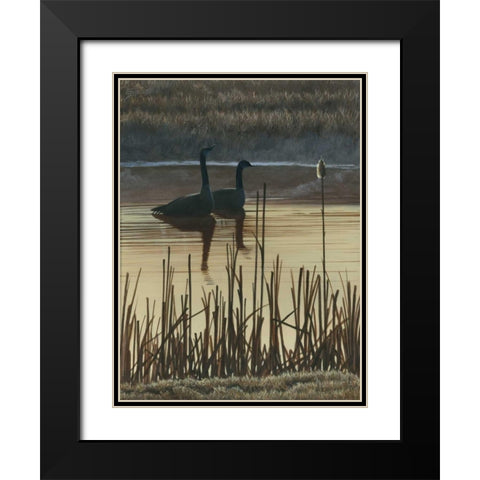 First Light I Black Modern Wood Framed Art Print with Double Matting by Szatkowski, Fred