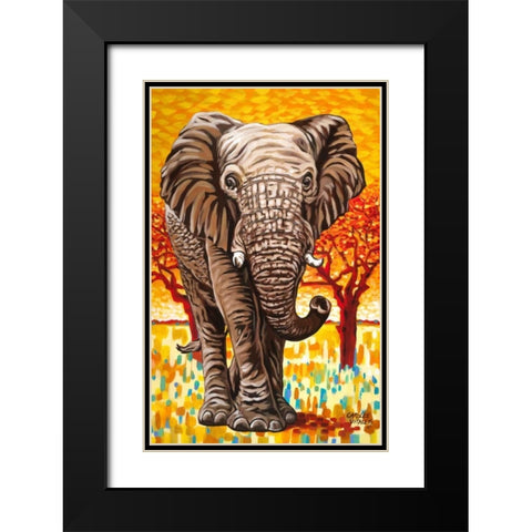 Wild Africa I Black Modern Wood Framed Art Print with Double Matting by Vitaletti, Carolee