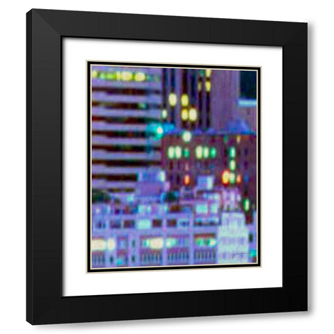 Metropolitain IV Black Modern Wood Framed Art Print with Double Matting by Burghardt, James