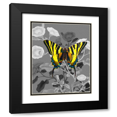 On Display V Black Modern Wood Framed Art Print with Double Matting by Burghardt, James