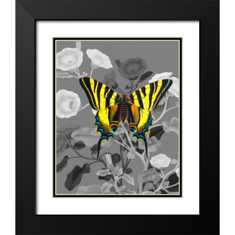 On Display V Black Modern Wood Framed Art Print with Double Matting by Burghardt, James