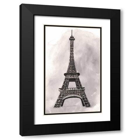 World Landmarks III Black Modern Wood Framed Art Print with Double Matting by Popp, Grace