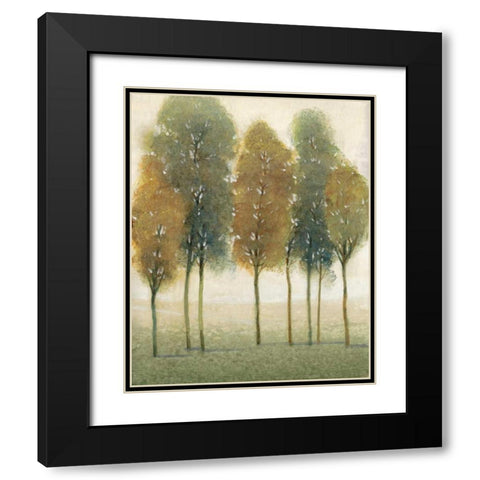 Beyond the Trees II Black Modern Wood Framed Art Print with Double Matting by OToole, Tim