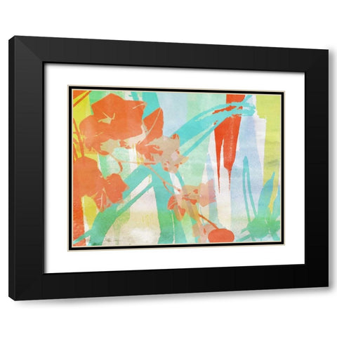 A Leaf Was Born I Black Modern Wood Framed Art Print with Double Matting by Orlov, Irena