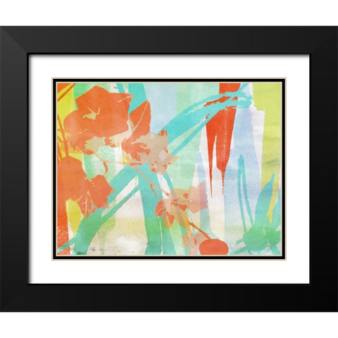 A Leaf Was Born I Black Modern Wood Framed Art Print with Double Matting by Orlov, Irena