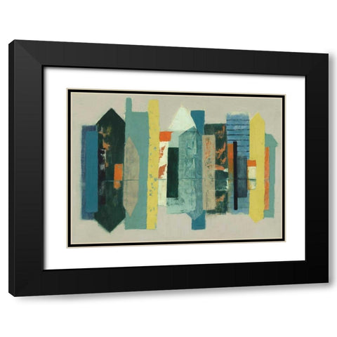 Urban Echo II Black Modern Wood Framed Art Print with Double Matting by Popp, Grace