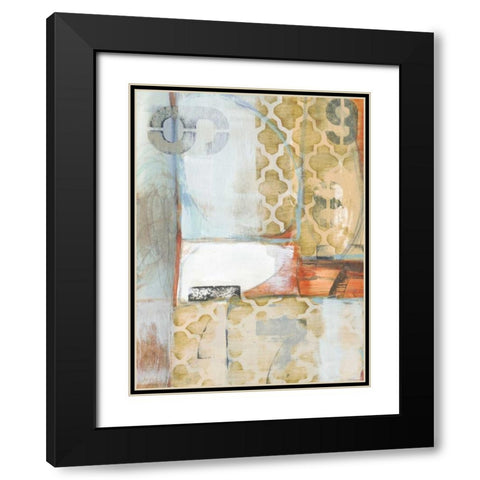 Downtown Numbers II Black Modern Wood Framed Art Print with Double Matting by Fuchs, Jodi