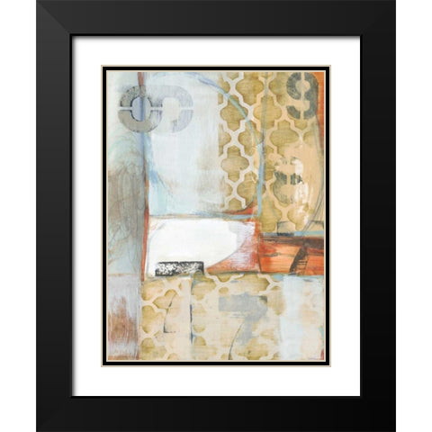 Downtown Numbers II Black Modern Wood Framed Art Print with Double Matting by Fuchs, Jodi