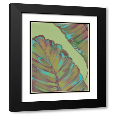 Kona Garden I Black Modern Wood Framed Art Print with Double Matting by Fuchs, Jodi