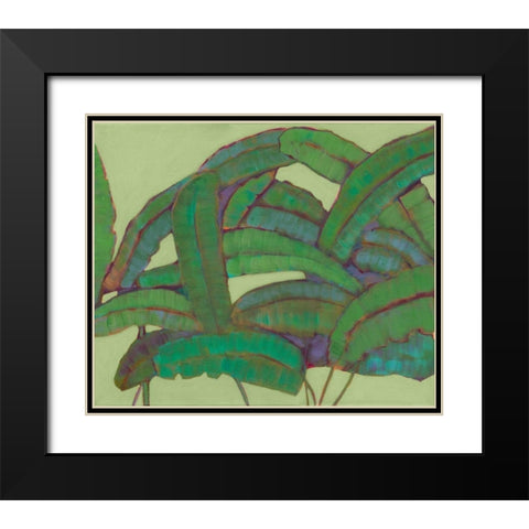 Kona Garden II Black Modern Wood Framed Art Print with Double Matting by Fuchs, Jodi