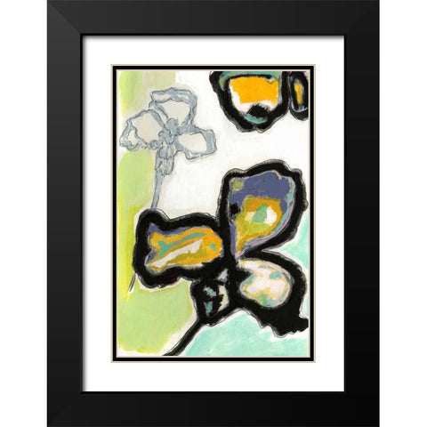 Orchid Pop I Black Modern Wood Framed Art Print with Double Matting by Fuchs, Jodi