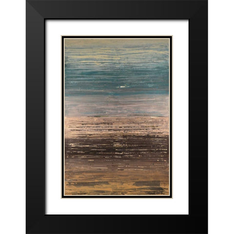 Easy Reflections I Black Modern Wood Framed Art Print with Double Matting by Avondet, Natalie