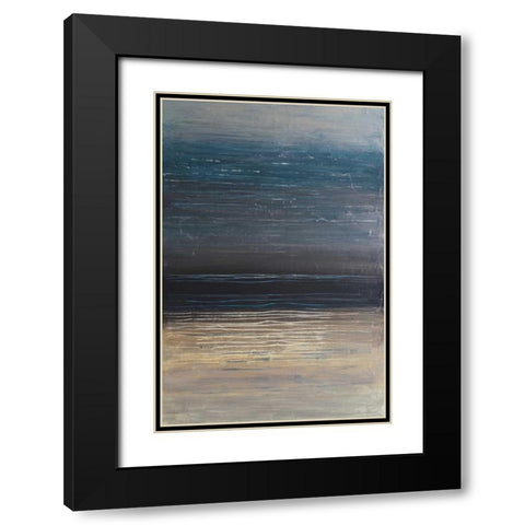 Easy Reflections II Black Modern Wood Framed Art Print with Double Matting by Avondet, Natalie