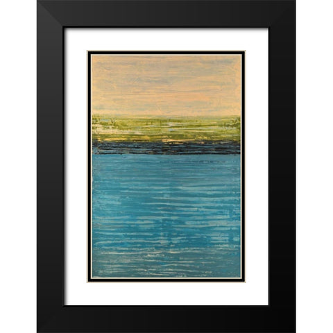 Easy Reflections V Black Modern Wood Framed Art Print with Double Matting by Avondet, Natalie