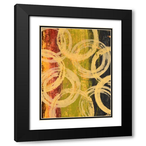 Rings of Engagement I Black Modern Wood Framed Art Print with Double Matting by Avondet, Natalie