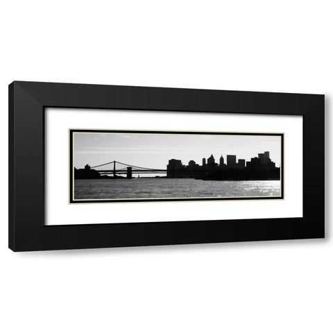 NY Scenes I Black Modern Wood Framed Art Print with Double Matting by Pica, Jeff