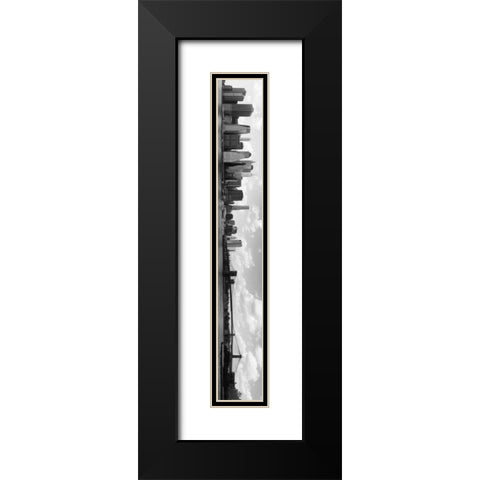 NY Scenes V Black Modern Wood Framed Art Print with Double Matting by Pica, Jeff
