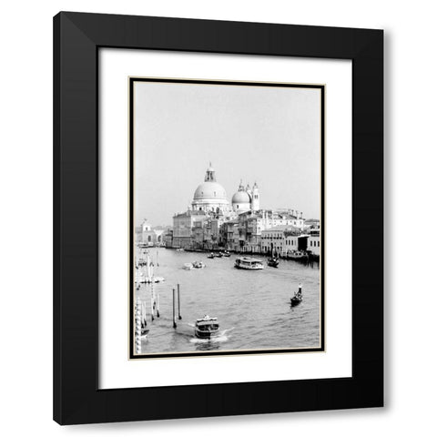 Venice Scenes III Black Modern Wood Framed Art Print with Double Matting by Pica, Jeff