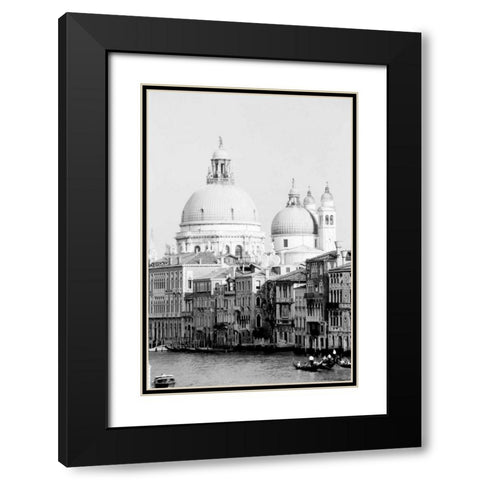 Venice Scenes IV Black Modern Wood Framed Art Print with Double Matting by Pica, Jeff