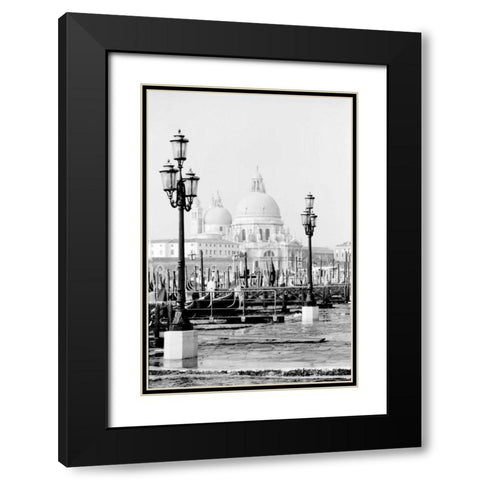 Venice Scenes V Black Modern Wood Framed Art Print with Double Matting by Pica, Jeff