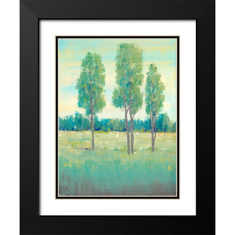 Spring Day I Black Modern Wood Framed Art Print with Double Matting by OToole, Tim