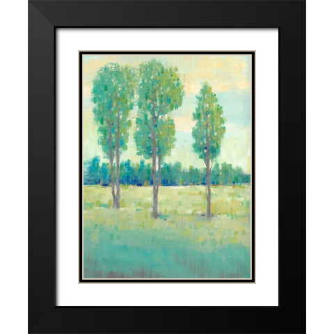 Spring Day II Black Modern Wood Framed Art Print with Double Matting by OToole, Tim