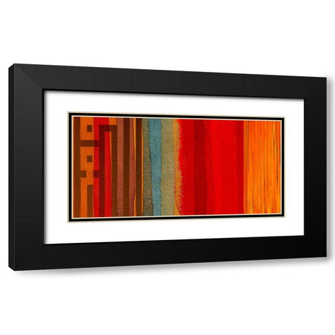 The Language of Color I Black Modern Wood Framed Art Print with Double Matting by Orlov, Irena