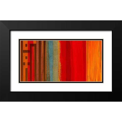 The Language of Color I Black Modern Wood Framed Art Print with Double Matting by Orlov, Irena