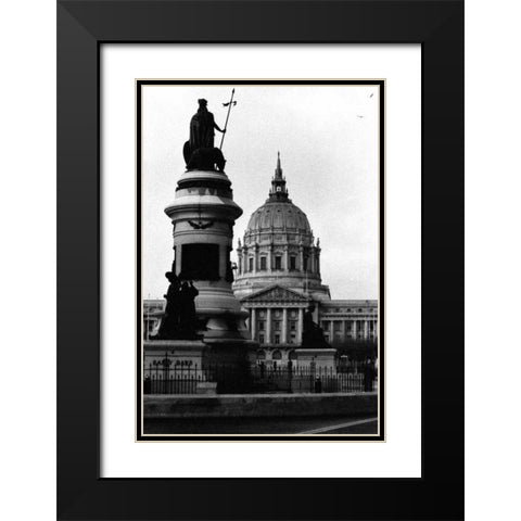 City Details I Black Modern Wood Framed Art Print with Double Matting by Pica, Jeff