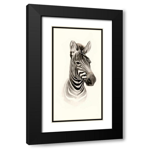 Safari Portrait I Black Modern Wood Framed Art Print with Double Matting by Popp, Grace