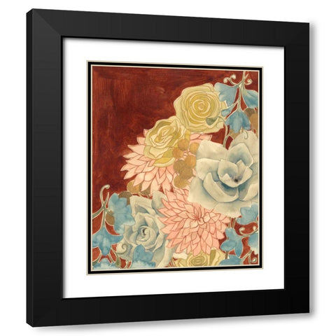 Sunkissed Bouquet I Black Modern Wood Framed Art Print with Double Matting by Popp, Grace