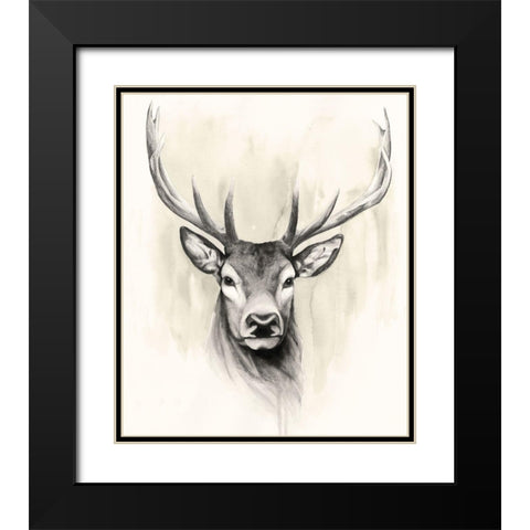 Timberland Animals I Black Modern Wood Framed Art Print with Double Matting by Popp, Grace