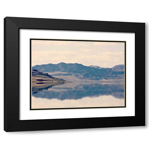 Reflection II Black Modern Wood Framed Art Print with Double Matting by Coomes, Sylvia