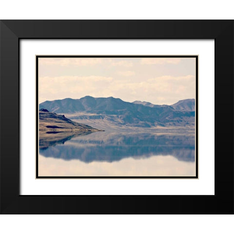 Reflection II Black Modern Wood Framed Art Print with Double Matting by Coomes, Sylvia