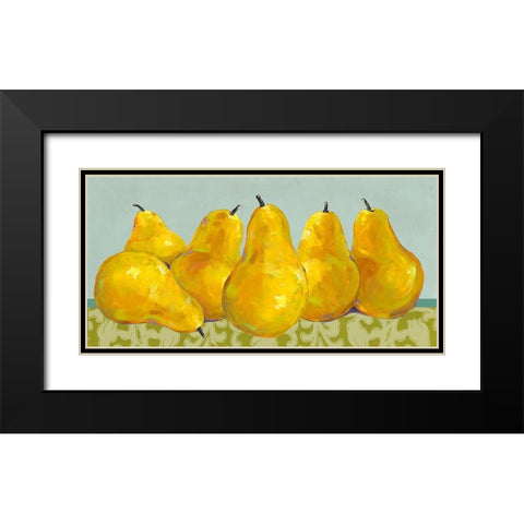 Spa Fruit Collection H Black Modern Wood Framed Art Print with Double Matting by Vision Studio