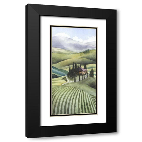 Mediterranean Olive Oil Collection B Black Modern Wood Framed Art Print with Double Matting by Popp, Grace