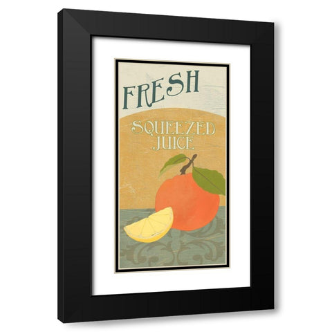 Farm Stand Collection B Black Modern Wood Framed Art Print with Double Matting by Vess, June Erica